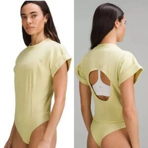 Lululemon Heavyweight Cotton T-Shirt Bodysuit S